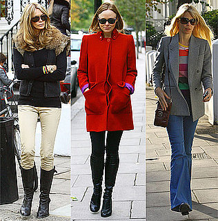 Claudia Schiffer, Stella McCartney, and Elle MacPherson Drop Their Kids Off at School in London
