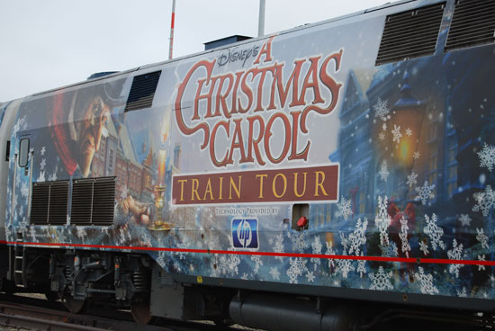 Disney's A Christmas Carol Train Tour!