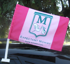 Expectant Mommy Flags for Cars