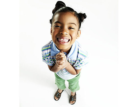 On catching her parents . . . On catching her parents . . .