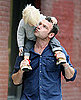 Liev Schreiber and Sasha (Alexander) in SoHo