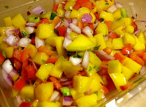 Snack Attack: Mango-Red Pepper Salsa