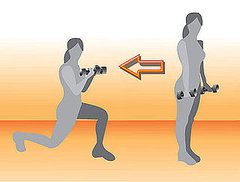 Ways to Add Arm Work to Your Lunges Ways to Add Arm Work to Your Lunges
