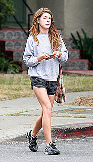 Photo of Shanae Grimes Walking to Her Gym
