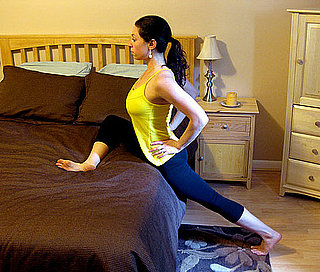 Bed Stretches: Standing Pigeon For Tight Hips