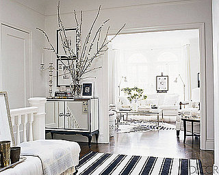Ask Casa: Elle Decor Black and White Striped Rug