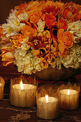 Fall Style: Dress Up Simple Votives