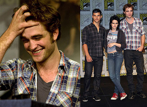 Photos of Robert Pattinson, Kristen Stewart and Taylor Lautner at New Moon Comic-Con Panel