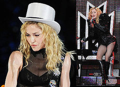 Photos of Madonna at Sticky and Sweet Show in Tel Aviv, Watch Celebration Video With Jesus and Lourdes