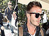 Photos of David Beckham at LAX