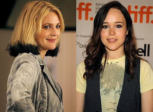 Photos Of Ellen Page and Drew Barrymore at 2009 Toronto Film Festival Press Conference For Whip It