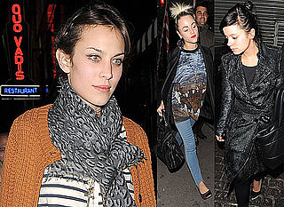Photos Of Alexa Chung, Lily Allen, Alfie Allen and Jaime Winstone Out For Dinner At Quo Vadis. Jaime Arrested For Drink Driving
