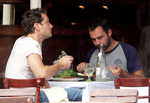 Photos of Jude Law in New York as Rumours Suggest He Won't See His Baby Girl and Samantha Burke For Three Months
