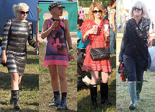 Photos of Lily Allen, Little Boots, Jaime Winstone, Nicola Roberts at Glastonbury 2009