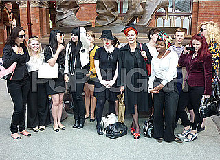 Chanel Flash Mob at Kings Cross, London, Fash Mob