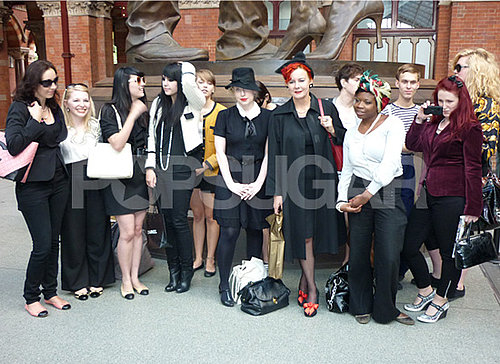 Chanel Flash Mob at Kings Cross, London, Fash Mob