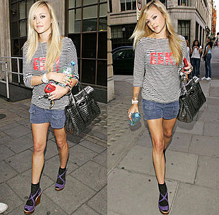 Fearne Cotton Wearing Socks and Sandals
