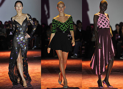 Photos of Zac Posen Spring 2010 at New York Fashion Week Starring Coco Rocha