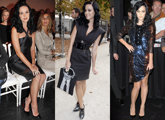 Photos of Katy Perry at Paris Fashion Week Spring 2010 2009-10-05 01:48:41