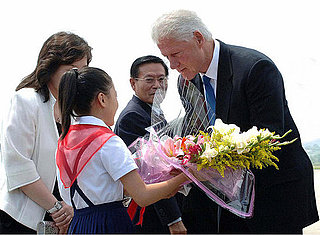 Front Page: Bill Clinton in North Korea For Reporters' Release 