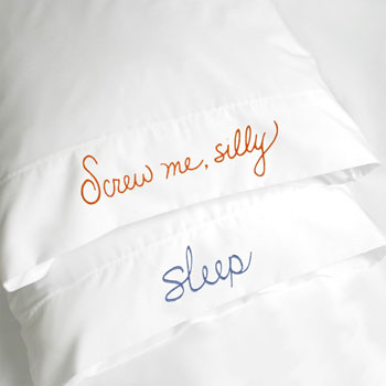 Sleep/Screw Pillowcase: Love It or Leave It?