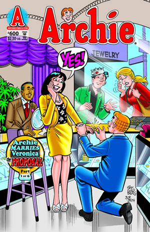Archie Proposes to Veronica in Latest Issue of Archie Comics