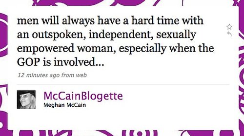 Tweet Nothings! Men Have a Problem With Meghan McCain