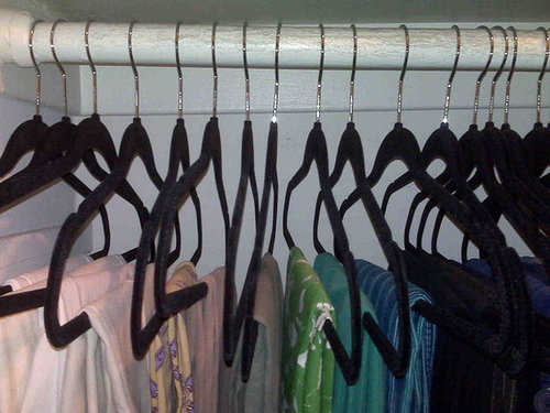 Ultra Slim Flocked Hangers: A Closet Savior