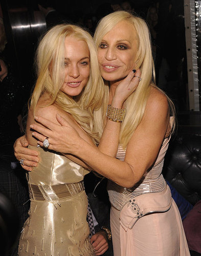 Lindsay Lohan, Donatella Versace
Lindsay Lohan, Donatella Versace