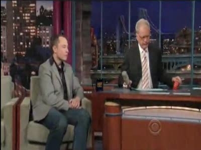 Tesla's Elon Musk on Letterman