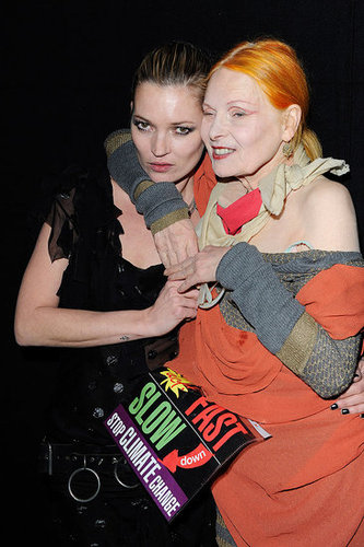 Kate Moss, Vivienne Westwood
Kate Moss, Vivienne Westwood