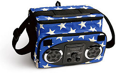 Totally Geeky or Geek Chic? Starry AM/FM Cooler Bag