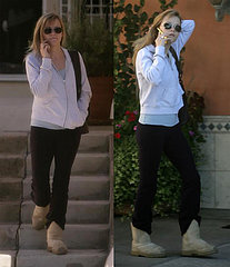 Reese Takes Comfort in Her Uggs