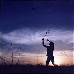 Get Physical:  A Hilarious Game of Badminton 