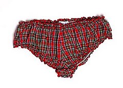 Fabworthy: Steve Alan Tartan Ruffled Panty Fabworthy: Steve Alan Tartan Ruffled Panty