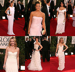 The Golden Globes Red Carpet: Visions in White The Golden Globes Red Carpet: Visions in White