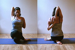 Strike a Yoga Pose:  Cow Face 