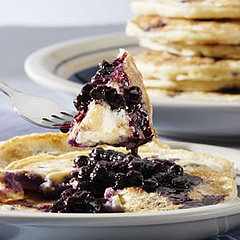 Blueberry Ricotta Pancakes