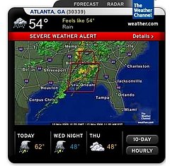 Download Of The Day: Weather Channel Mac Widget