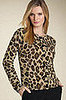 The Look For Less: Michael Kors Leopard-Print Cardigan 