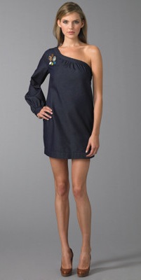 7 For All Mankind One Shoulder Denim Mini Dress: Love It or Hate It? 