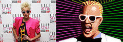 Agyness Deyn . . .  Or Max Headroom? 