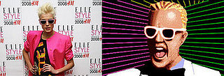 Agyness Deyn . . .  Or Max Headroom? 