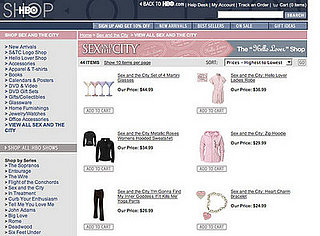 Fab Site: Sex and the City "Hello Lover" Shop 