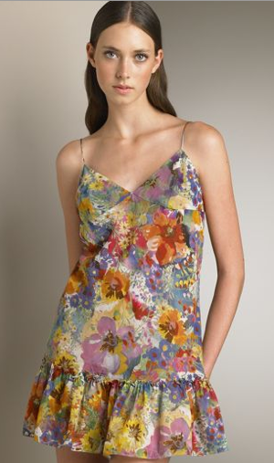 Guess Who Designed This Flirty Floral Dress? Guess Who Designed This Flirty Floral Dress?