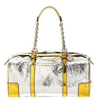 Guess Who Designed This Bold Metallic Duffle?