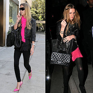 Nicky Hilton's Favorite Color Combination: Hot Pink and Black