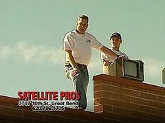 We Have So Many TVs, We're Throwing Them Off the Roof!
