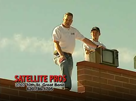 We Have So Many TVs, We're Throwing Them Off the Roof!
