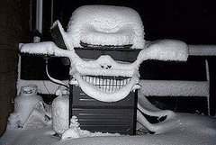 It's a Bird! It's a Skull! It's . . . a Gas Grill Covered in Snow? It's a Bird! It's a Skull! It's . . . a Gas Grill Covered in Snow?